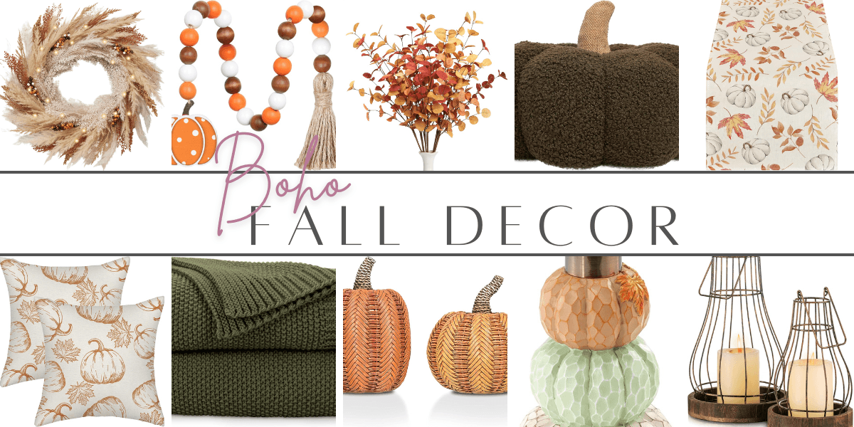 Boho Fall Decor Essentials - Shop The Look - Life & Style by Jilian